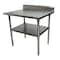 Bk Resources Work Table Stainless Steel Undershelf, Plastic feet 5" Riser 30"x30" SVTR5-3030 - alternate 3